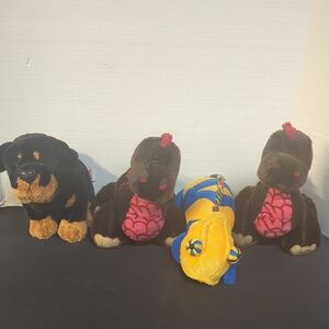 Webkinz Plush Lot Of 4 No Codes
